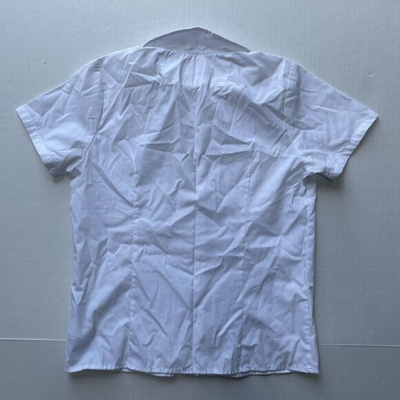 French Toast Girls Navy/White Peter Pan Collared Pleated Dress Skirt Uniform L - Picture 10 of 12